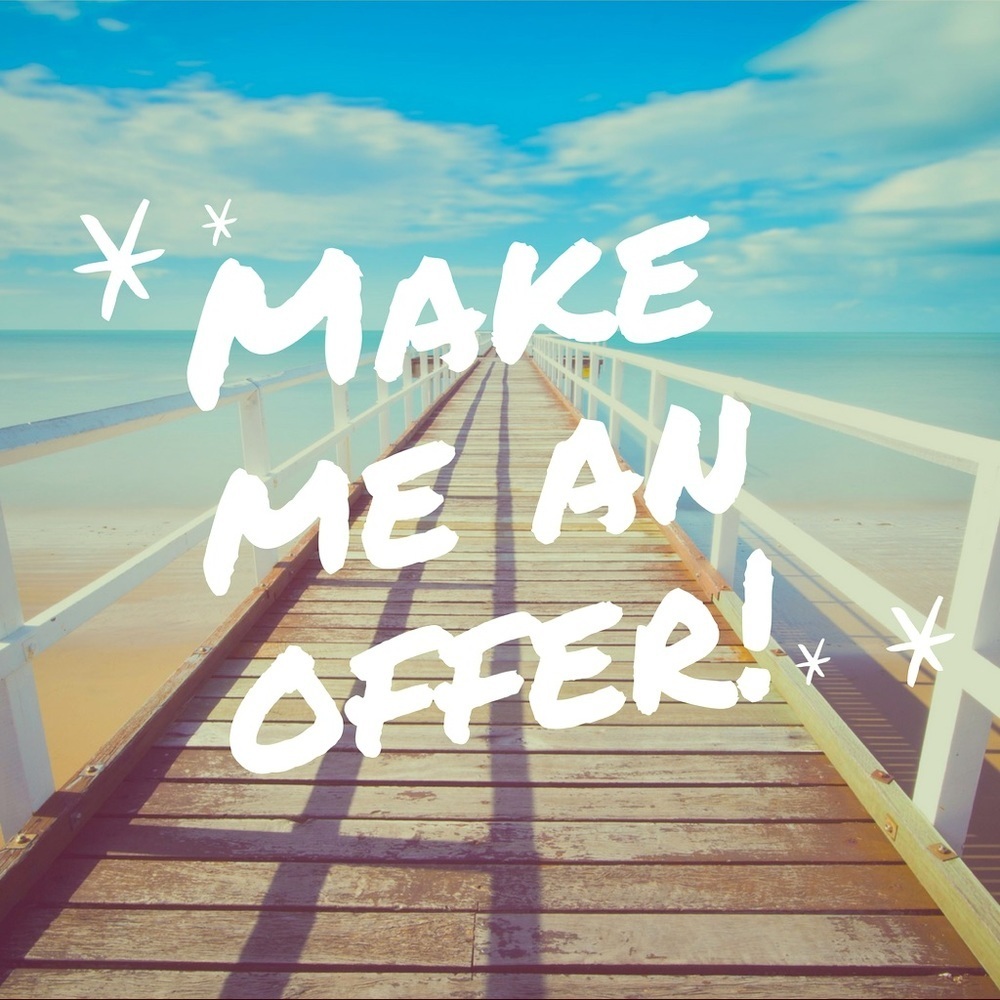 All reasonable offers are considered!